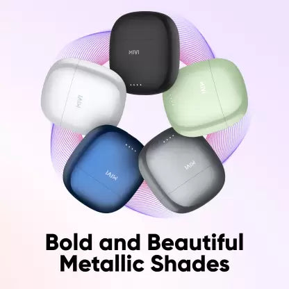 Mivi DuoPods F40 with 50 Hrs Playtime I13mm Drivers|Made in India| Deep Bass Bluetooth Headset Mivi DuoPods F40 with 50 Hrs Playtime I13mm Drivers|Made in India| Deep Bass Bluetooth Headset